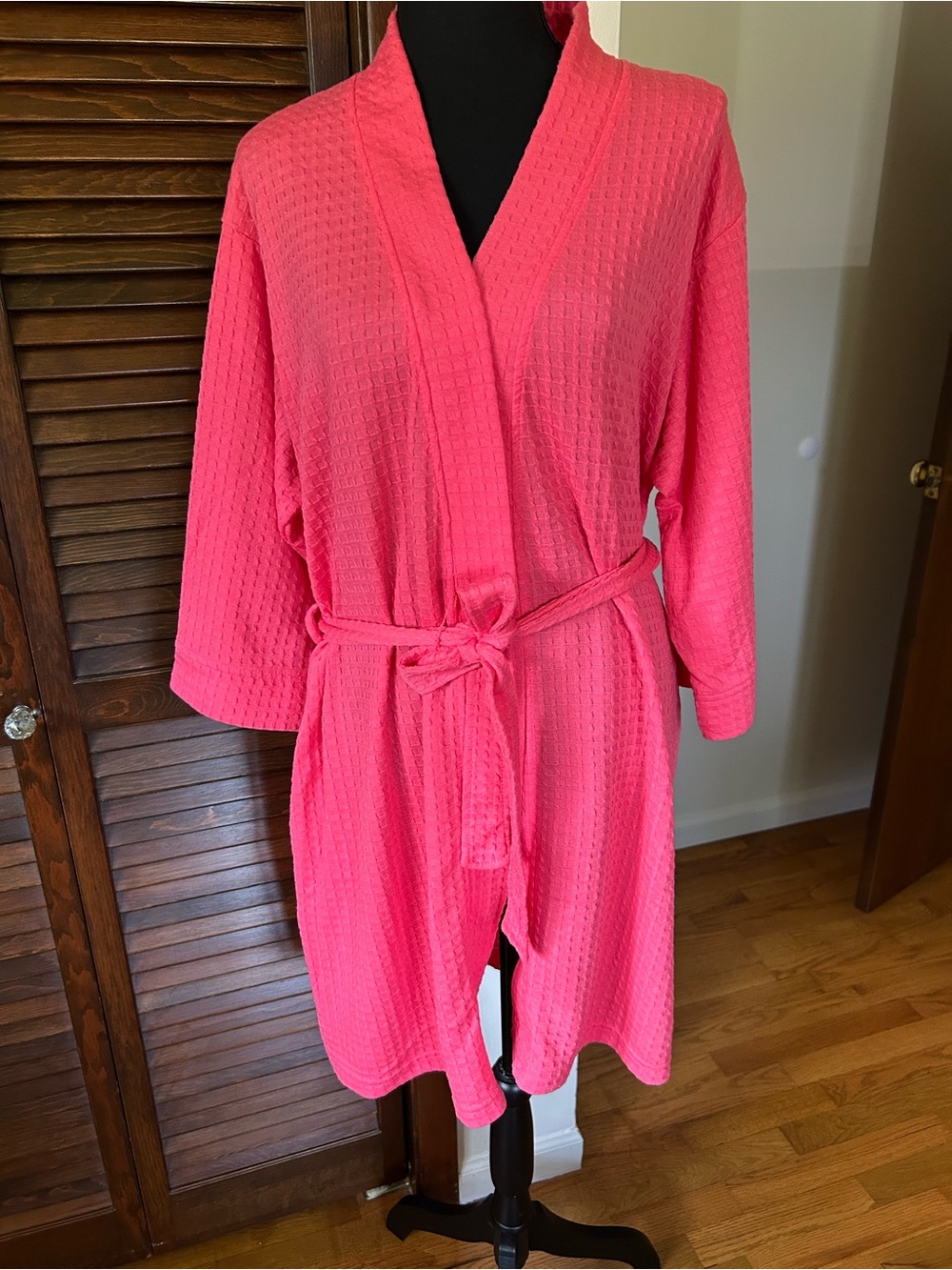 Waffle Knit Women's Robe